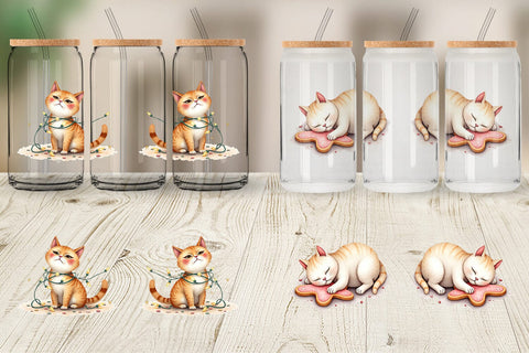 Glass Can Grumpy Cats Sublimation artnoy 