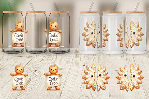 Glass Can Grumpy Cookies Sublimation artnoy 