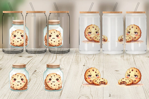 Glass Can Grumpy Cookies Sublimation artnoy 