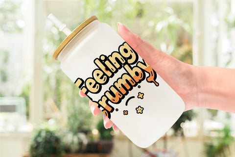 Glass Can Grumpy Gingerbread Man Quotes Sublimation artnoy 