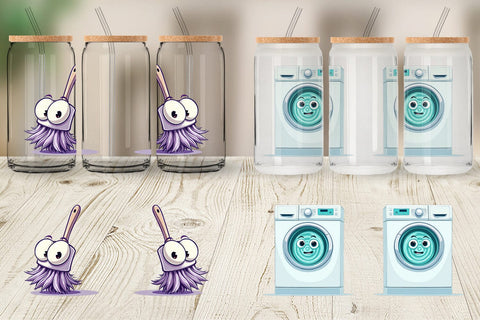 Glass Can Grumpy Household Sublimation artnoy 
