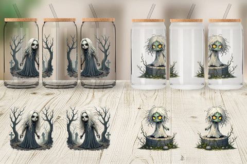 Glass Can Grumpy White Lady Sublimation artnoy 