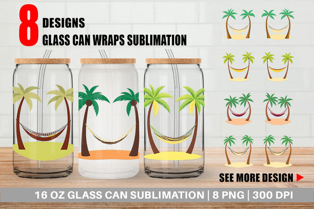Glass Can Hammock Sublimation artnoy 