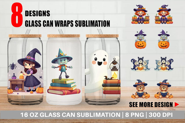 Glass Can Haunted Toy Shop Sublimation artnoy 