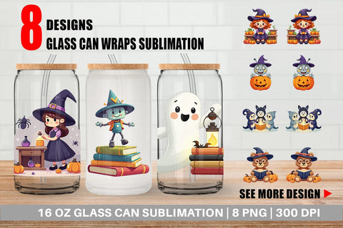 Glass Can Haunted Toy Shop Sublimation artnoy 