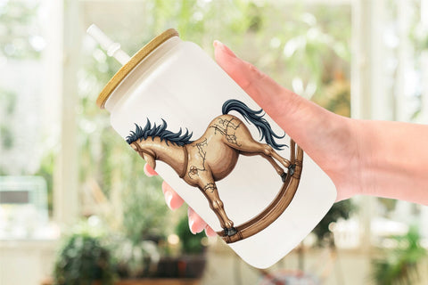 Glass Can Haunted Toy Squad Sublimation artnoy 