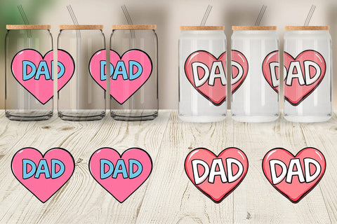 Glass Can Heart Sublimation artnoy 