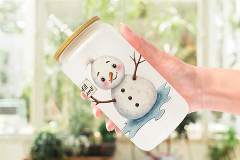 Glass Can Holiday Hangover Sublimation artnoy 