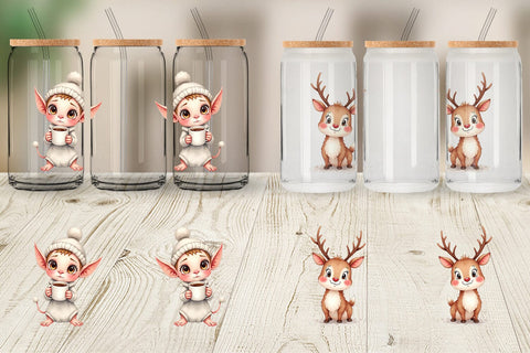 Glass Can Holiday Hangover Sublimation artnoy 