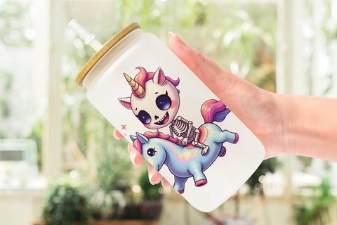 Glass Can Holographic Skeletons Sublimation artnoy 