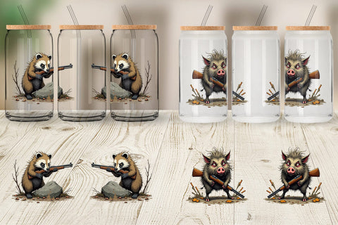 Glass Can Hunter Havoc Sublimation artnoy 