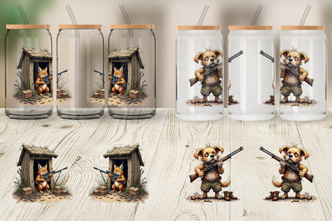 Glass Can Hunter Havoc Sublimation artnoy 