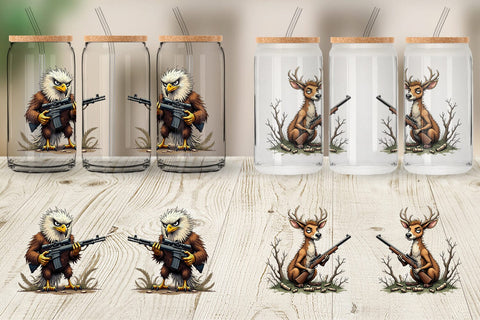 Glass Can Hunter Havoc Sublimation artnoy 