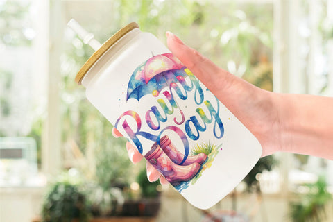 Glass Can Hygge Fall Snuggle Quotes Sublimation artnoy 