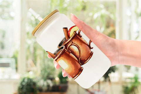 Glass Can Hygge Winter Kitchen Sublimation artnoy 