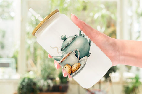 Glass Can Hygge Winter Selfcare Sublimation artnoy 