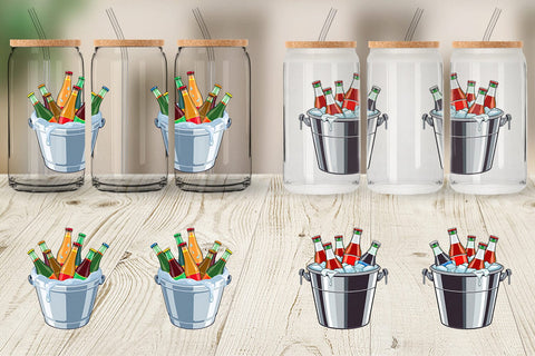 Glass Can Ice Bucket Sublimation artnoy 