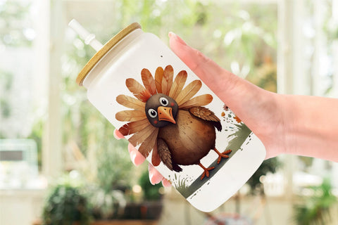 Glass Can Illustration Turkey Sublimation artnoy 
