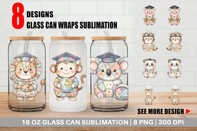 Glass Can Innocent Future Career Patchwork Sublimation artnoy 