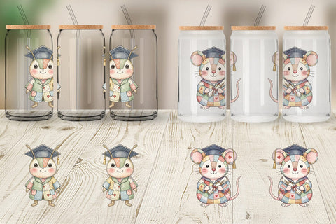 Glass Can Innocent Garden Graduate Patchwork Sublimation artnoy 
