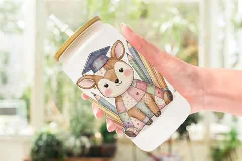 Glass Can Innocent Scholarly Success Patchwork Sublimation artnoy 