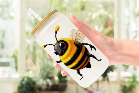 Glass Can Insect Music Parade Sublimation artnoy 