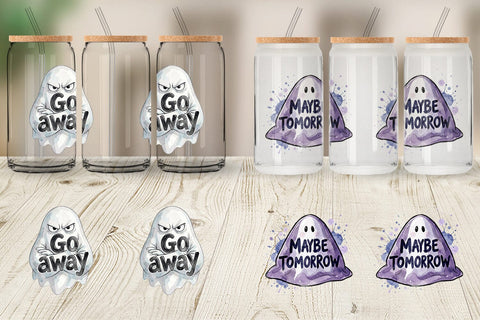 Glass Can Introverted Ghost Sarcastic Sublimation artnoy 