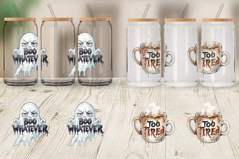 Glass Can Introverted Ghost Sarcastic Sublimation artnoy 