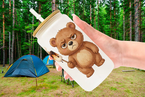 Glass Can Introverted Glamping Animal SVG artnoy 