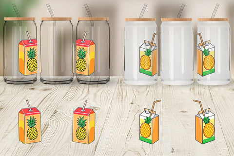 Glass Can Juice Box Sublimation artnoy 