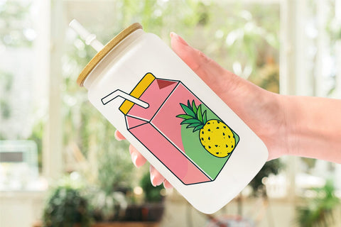 Glass Can Juice Box Sublimation artnoy 