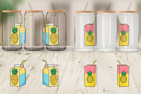 Glass Can Juice Box Sublimation artnoy 