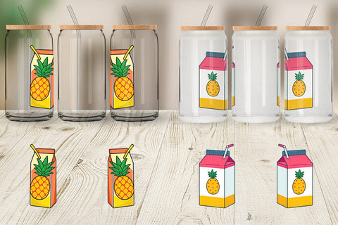 Glass Can Juice Box Sublimation artnoy 