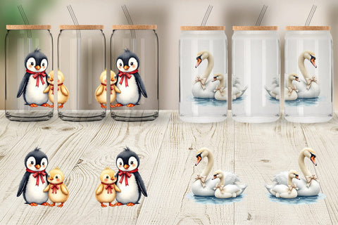 Glass Can Kindred Ribbons Sublimation artnoy 