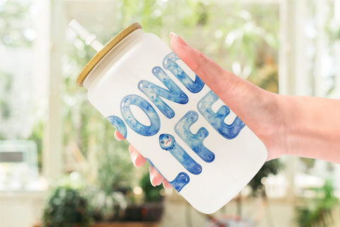 Glass Can Lazy Frog Zen Sublimation artnoy 