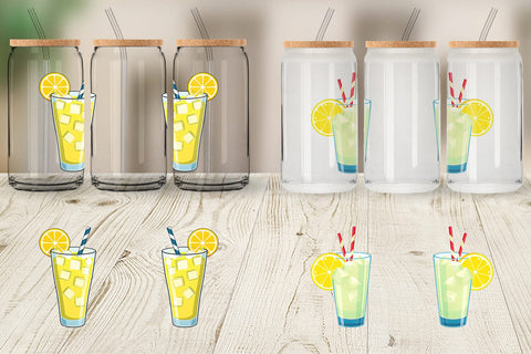 Glass Can Lemonade Glass Sublimation artnoy 