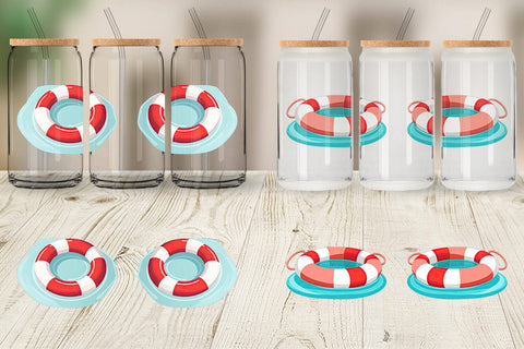 Glass Can Lifebuoy Sublimation artnoy 
