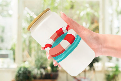 Glass Can Lifebuoy Sublimation artnoy 