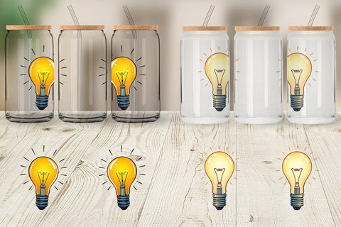 Glass Can Light Bulb Sublimation artnoy 