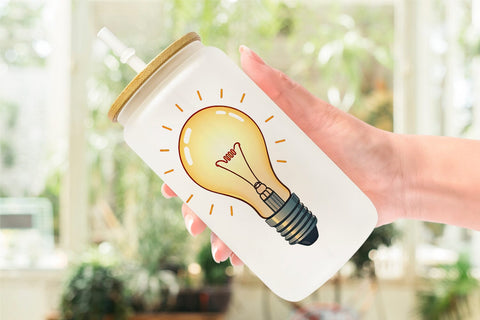 Glass Can Light Bulb Sublimation artnoy 