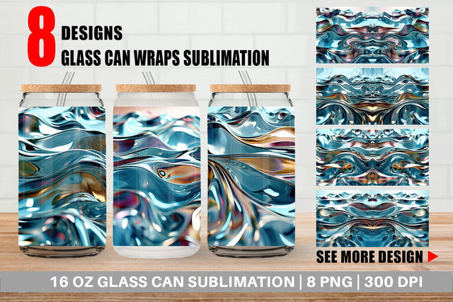Glass Can Liquid Metal Flow Sublimation artnoy 