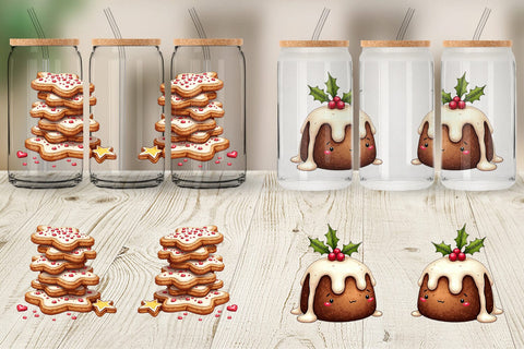 Glass Can Lumpy Nordic Treats Sublimation artnoy 