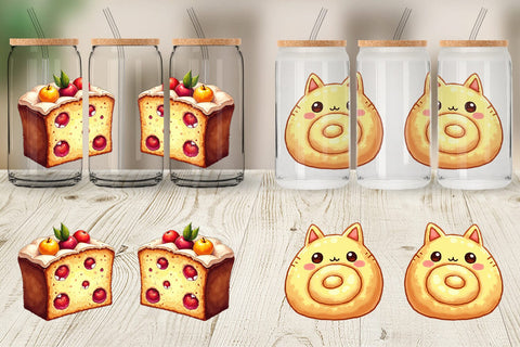 Glass Can Lumpy Nordic Treats Sublimation artnoy 