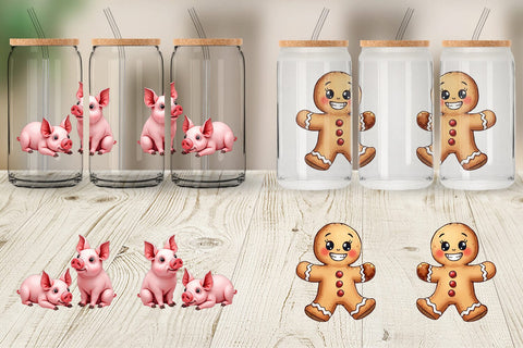 Glass Can Lumpy Nordic Treats Sublimation artnoy 