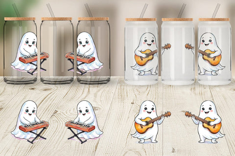 Glass Can Melodic Music Teacher Ghost Sublimation artnoy 
