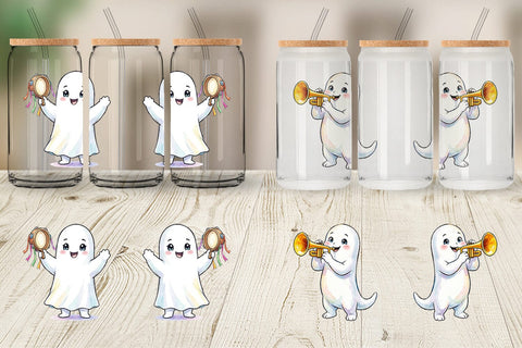 Glass Can Melodic Music Teacher Ghost Sublimation artnoy 