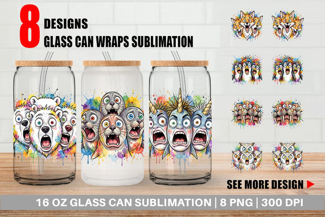 Glass Can Melting Arctic Animals Heatwave Sublimation artnoy 