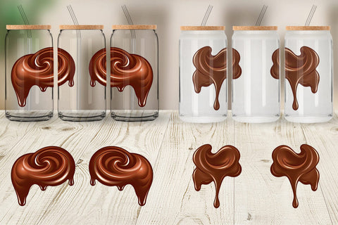 Glass Can Melting Chocolate Sublimation artnoy 