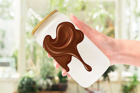 Glass Can Melting Chocolate Sublimation artnoy 