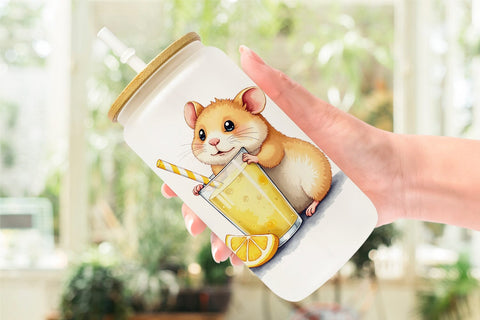 Glass Can Melting Summer Pets Sublimation artnoy 